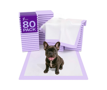 Pee Pads - Super Absorbent & Leak-Proof Pee Pads for Dogs - Puppy Pads - Waterproof Dog Pads, Dog Training Pads for Cats, Rabbits (Pack of 80 - 22x22)